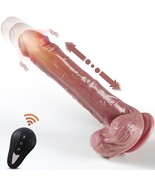 8.07&quot; Thrusting Realistic Vibrating Dildo Vibrator with Remote Control - £43.00 GBP