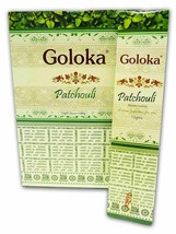 GOLOKA Patchouli Incense Sticks Natural Rolled Fragrances Masala AGARBATTI 180g - £16.94 GBP