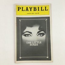 1981 Playbill Martin Beck Theatre Present Elizabeth Taylor in The Little Foxes - £14.98 GBP