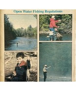 Maine 2001 Open Water Fishing Regulations Vintage 1st Printing Booklet #... - $27.34 CAD