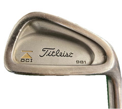 Titleist DCI 981 Gold 4 Iron RH Men's Rifle 6.0 Stiff Steel 38" New Jumbo Grip - $24.95