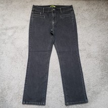 Sigrid Olsen Innovator 07 Women&#39;s Size 10 Mid-Rise Straight Leg Dark Gray Jeans - £14.84 GBP