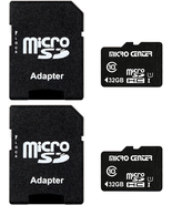 Micro Center 64GB -128GB Class 10 MicroSDXC Flash Memory Card with Adapt... - $14.48+