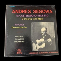 Andrés Segovia LP Vinyl Record Album Concerto In D Major ST-HOF 522 - £7.22 GBP