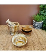 Onyx Home Decor Gift Set - Handmade Mortar and Pestle | Jewelry Box | On... - $156.20 CAD