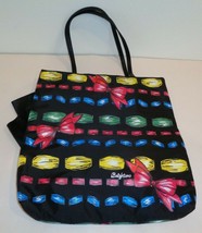 Brighton TAKE A BEAU Black Nylon Bow New Womens Tote Bag Shopper Handbag - £77.43 GBP
