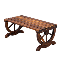 Rustic backless bench rt side thumb200