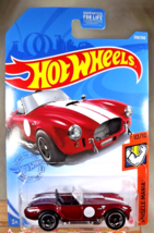 2021 Hot Wheels #250 Muscle Mania 10/10 SHELBY COBRA 427 S/C Red w/Black RS5 Sp - $8.75