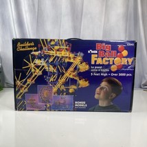 KNEX K&#39;NEX Big Ball Factory COMPLETE SET in Box w/ Instructions - £153.01 GBP