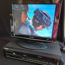 Philips DVD740VR Dvd Vcr Combo Dvd Cd Player Vhs Recorder w/Remote Tested Works! - £38.91 GBP