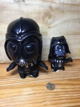 2017 Star Wars Darth Vader Disney Stuffed Plush Kohls Cares 7 Inch &amp; Mini 4.5&quot; - £8.43 GBP