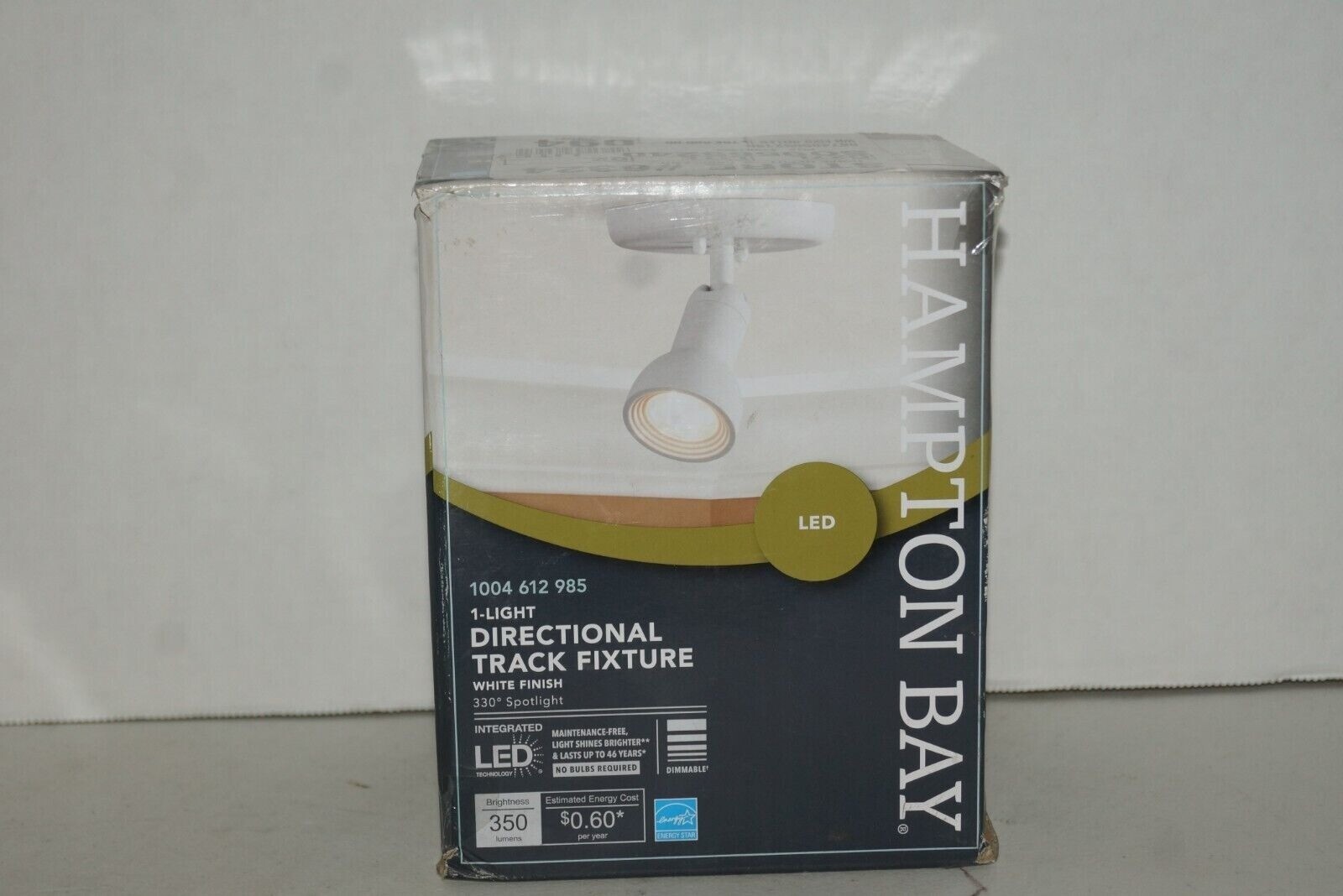 Hampton Bay 1-Light Directional Track Fixture White Finish 1004612985 Item image 7