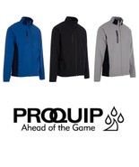 ProQuip Herren Langarm Pro Tech Wind Golf Jacke. Marineblau, Grau, Black... - $1,060.93 MXN