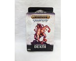 Warhammer Age Of Sigmar Champions TCG Campaign Deck Death Open Box - £15.49 GBP