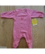 Kushies Preemie Pink Long Sleeve Side Zipper Sleeper Footie, to 5 pounds - £15.75 GBP