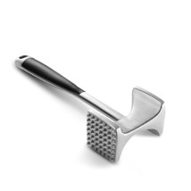 Meat Tenderizer Hammer With Comfortable-Grip Handle, Dual-Side Meat Mall... - $19.99
