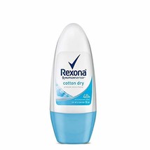 REXONA Women Cotton Dry Roll On Deodorant 50ml -Ultra-dry antiperspirant... - $17.99