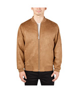 Infinity Men&#39;s Faux Suede Bomber Jacket Heavyweight Ribbed Cuff S - XXL ... - $696.29 MXN