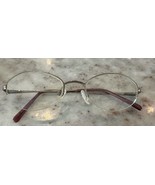 ARISTAR Charmant AR6887 534 Metal Half Rim Eyeglass Frame Gold Satin Ros... - $742.39 MXN