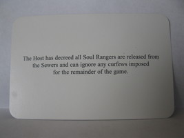 1995 Atmosfear Board Game Piece: Fear card #24 - Soul Rangers - £0.74 GBP