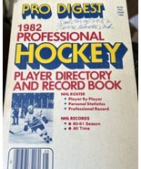 1982 Pro Digest Professional Hockey Player Directory Record Book 1980-19... - $20.29 CAD