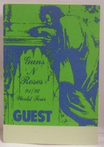 GUNS N ROSES / AXL ROSE / SLASH - VINTAGE ORIGINAL 1991/92 CLOTH BACKSTA... - $12.00