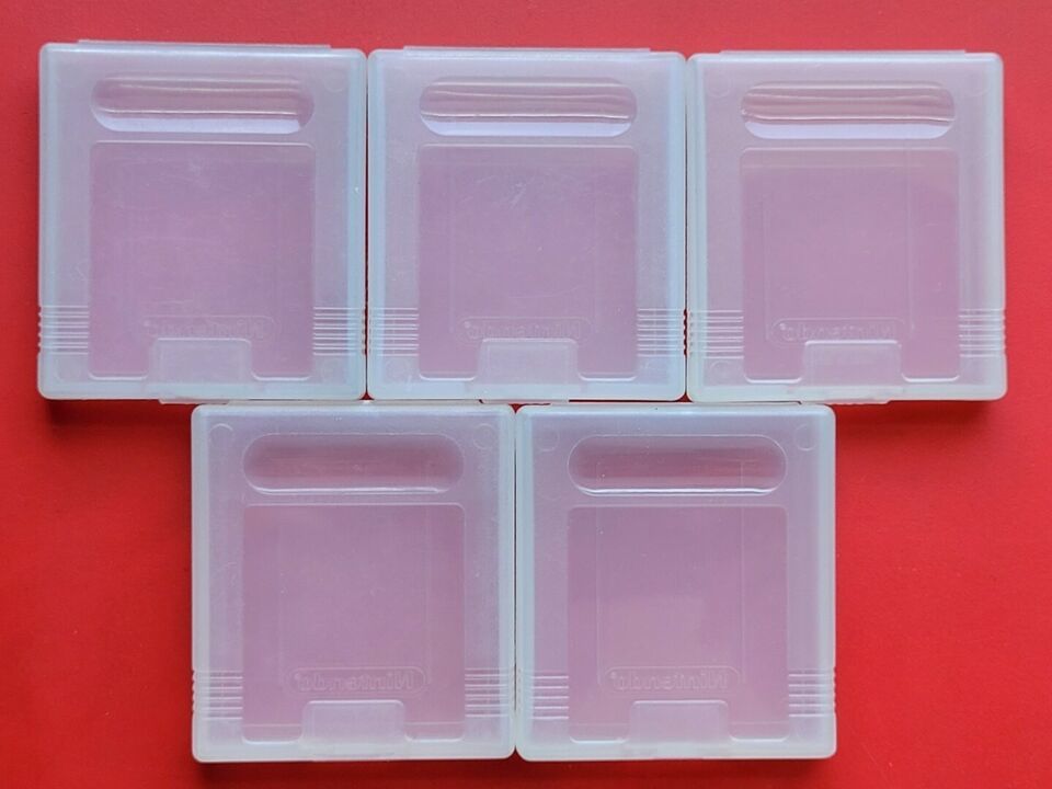 Nintendo Clear Cases OEM Lot 5 Nintendo Game Boy Color - Nice Condition - $23.34