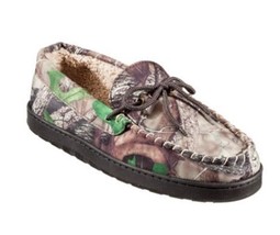 Men’s True Timber Camouflage Moccasin Slippers, Memory Foam Insoles,Size L 11-12 - £28.47 GBP