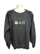 Vtg IBM Paul Rand Eye Bee M Reebus Adult Large Gray Crew Neck Sweatshirt - $53.45
