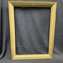 Vintage Gold Color Distressed Frame Fits 13.2”x18.2”  Exterior 15 3/4”x 20 5/8” - £15.70 GBP
