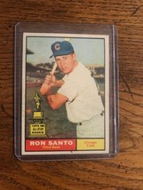 Ron Santo Rookie 1961 Topps Baseball Card (0155) - £39.82 GBP
