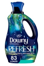 Downy Infusions Liquid Fabric Softener, Refresh, Birch Water & Botanicals, 56 Oz - £13.54 GBP