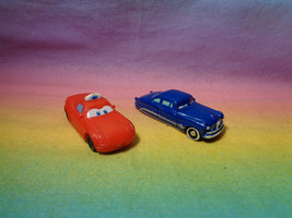 Disney Pixar Cars Mini Lightning McQueen &amp; Doc Hudson Plastic - £3.11 GBP