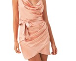 Mable Cowl Neck Satin Mini Dress Size M - $44.55