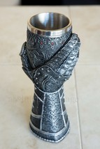 Medieval Knight Crusader &#39;Maltese Cross&#39; Gauntlet Drinking Goblet 9.25” Tall - £17.99 GBP