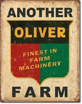 Another Oliver Farm Farming Equipment Logo Retro Distressed Decor Metal ... - $9.99