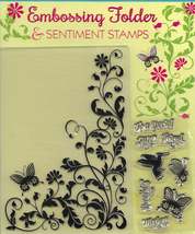 Embossing Folder &amp; Sentiments Stamp Set - €5,18 EUR