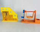 Vintage Fisher Price Little People Yellow Stairs Staircase #952 House &amp; ... - $14.99