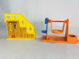 Vintage Fisher Price Little People Yellow Stairs Staircase #952 House &amp; Swing - £11.87 GBP
