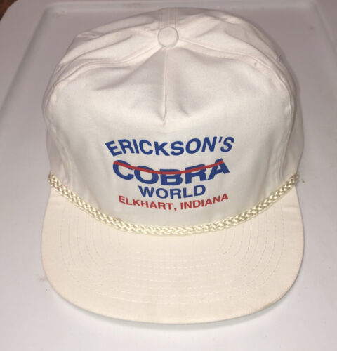Erickson’s Cobra World Elkhart, Indiana Promotional Snap Back Hat - $12.08