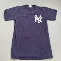 Johnny Damon New York Yankees Navy Blue T Shirt Men Size M Majestic MLB ... - £11.62 GBP