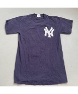 Johnny Damon New York Yankees Navy Blue T Shirt Men Size M Majestic MLB ... - £11.67 GBP