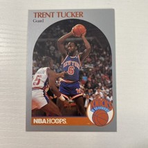 1990-91 Hoops #208 Trent Tucker New York Knicks NBA Basketball - £1.57 GBP