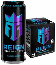 Reign Total Body Fuel Razzle Berry Energy Drink, 16 Fl Oz (Pack Of 4) - £17.76 GBP