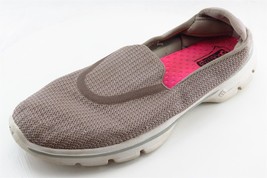 Skechers Walking Shoes Beige Fabric Women 8.5 Medium - £15.60 GBP