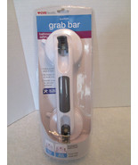 CVS 12&quot; Grab Bar New Sealed Pkg. suction Bath Tub Shower Safety White/Gray - £8.58 GBP