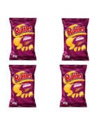 4x Ruffles Ham Flavored Wavy Potato Chips 45g – Portuguese Crispy Snack - $182.23 MXN