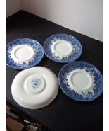 J&amp;G Meakin Romantic England Anne Hathaway&#39;s Cottage Coffee Saucer Blue - €29,82 EUR