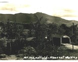 RPPC Covered Bridge Mount Mansfield Pleasant Valley Vermont VT UNP Postcard - $14.80
