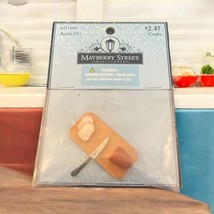 Mayberry Street Dollhouse Miniature Sliced Bread on  Board 111609 2011 T... - $6.68